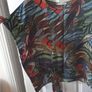 SALE!  Oversized Tropical Print Top size 12, new Image 2