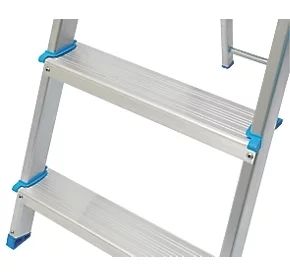 Aluminum 4 treads Step ladder 0.83 m, brand new