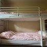 Cream steel bunk beds Image 2