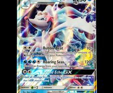 Primarina GX 42/149 Ultra Holo Rare Trainer Sun and Moon Base Set Pokemon Card