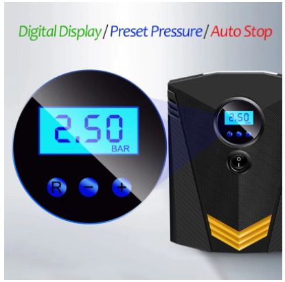 BRAND NEW DC 12V Car Air Compressor 150 PSI Digital Tire Inflator Air Pump Auto Air Pump for Car with LED Light