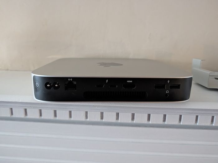 Apple Mac mini with mounting bracket
