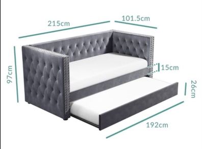 single bed with pull out trundle bed
