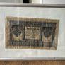 Set of 5 Vintage Banknotes in Frames  Historical Currency Display Image 5