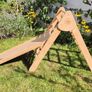 Montessori Piklar Triangle plus Arch and Bridge/Slide/Climber - Wooden Image 3