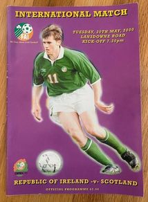 2000 Republic of Ireland v Scotland - International Friendly Programme