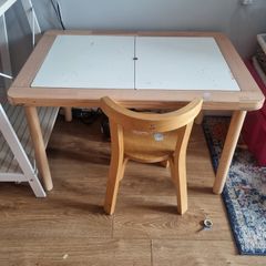 Kids ikea table and little seat