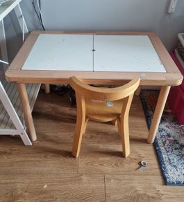Kids ikea table and little seat