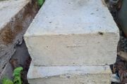 Concrete pad stone