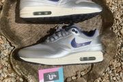 Get 1 of 1 Premium Leather and Mesh Silver Air Max 1s