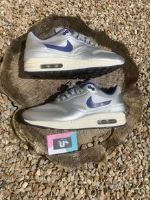 Get 1 of 1 Premium Leather and Mesh Silver Air Max 1s