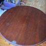 mahogany round table Image 2