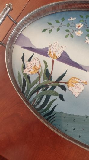 Art Nouveau Antique Serving Tray