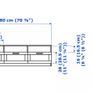 TV bench, white From IKEA! Image 8