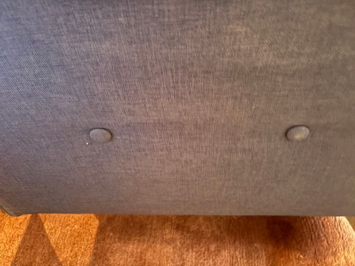 Grey fabric sofa bed