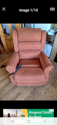 electric riser recliner armchair