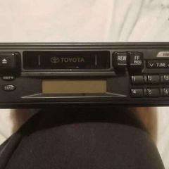 Toyota Original Single DIN AM FM Radio Cassette Player TF2002