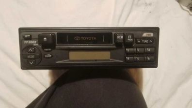 Toyota Original Single DIN AM FM Radio Cassette Player TF2002