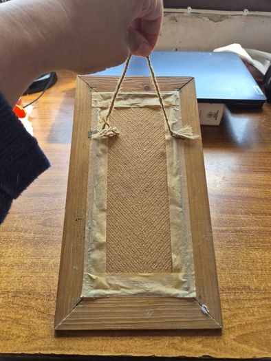 Vintage God Bless This House, Make it Safe. Wooden Irish Blessing.