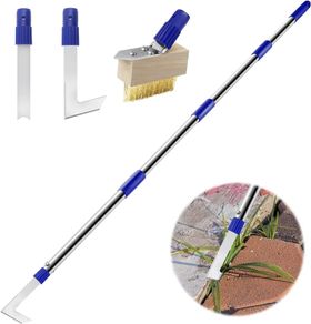 3 in 1 Patio Weed Remover Tool with adjustable Handle