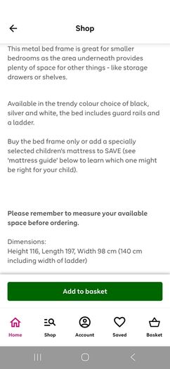 Metal mid sleeper
