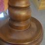 Wooden turned lamp base, vintage Image 5