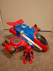 Spiderman Plane and figure