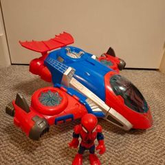 Spiderman Plane and figure