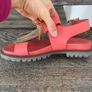 Red sandals Image 5