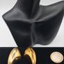 Vintage 9ct yellow gold earrings Image 5