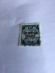 WW2  German stamp - Deutches Reich overprint