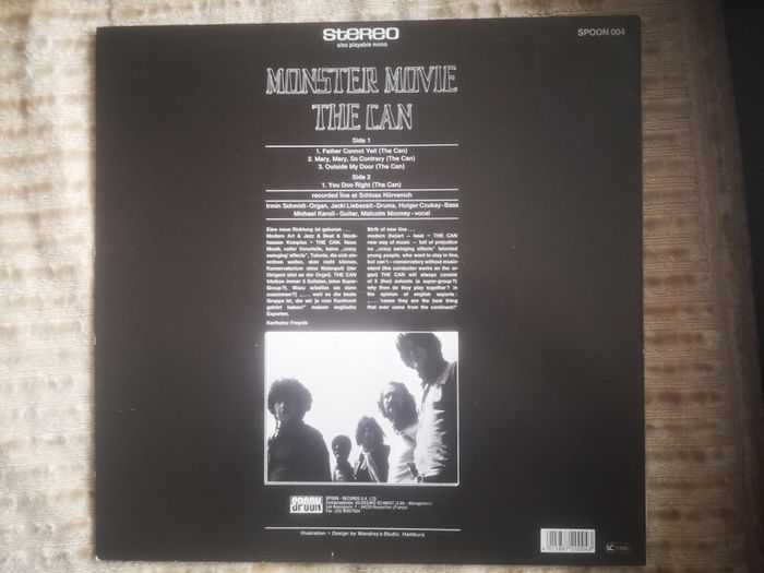 Can - Monster Movie Spoon Reissue LP Krautrock