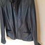 Su and ha leather jacket Size xl more like a 16 black leather in excellent condition Image 4