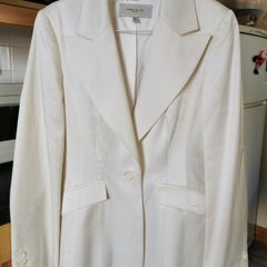 Karen millen silk single breasted tailored blazer UK 12