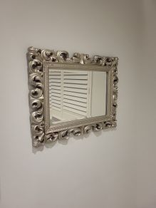Ornate Silver Effect Mirror