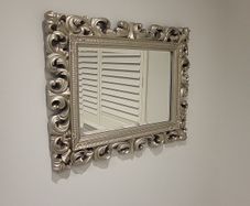 Ornate Silver Effect Mirror