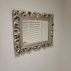 Ornate Silver Effect Mirror