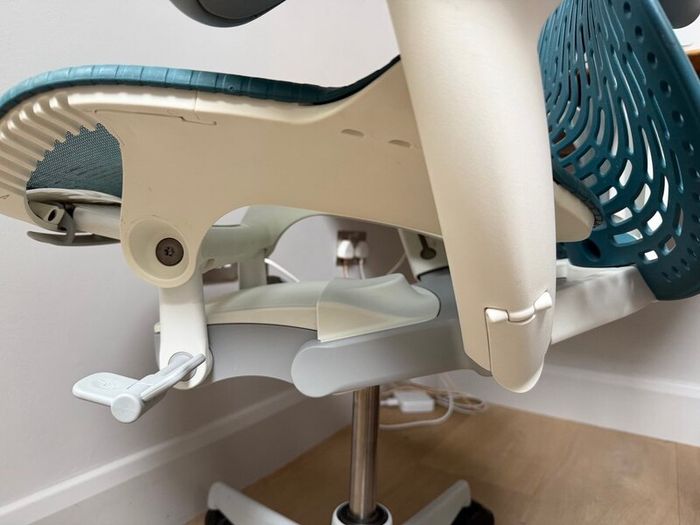 Herman Miller Mirra 2, Fully Loaded, Turquoise/White, Genuine