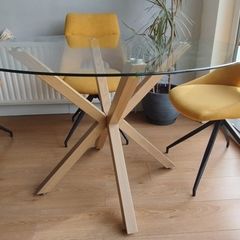 Glass top Table