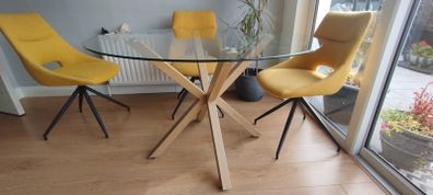 Glass top Table
