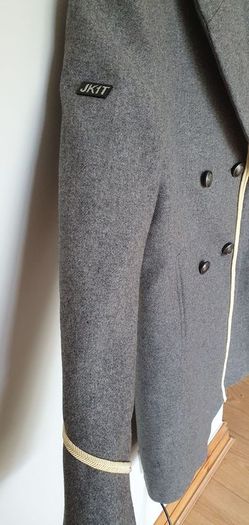 Swan wool rich grey coat size M