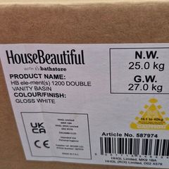 TWIN SINKS New in Box House of Beautiful