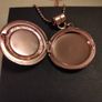 Handmade rosegold robin locket Image 3