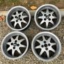 4x100 15 oz ruote rare deep dish alloys Image 2