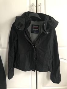 Girls Hollister Black Jacket Size L