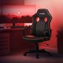 Gaming Chair with Rocker Function, Blue, Faux Leather, Ergonomic Office Chair with Armrest, Swivel Chair, Height Adjustable, S-shaped Backrest, Racing Gamer Chair, Work Chair, Desk Chair Image 5