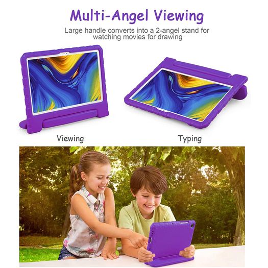For Samsung Galaxy Tab A7 10.4 2020 Case Kids Shockproof Tablet Smart Cover EVA Purple New - FHT15SMTK1