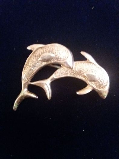 dolphin brooch