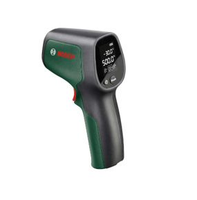 Bosch UniversalTemp Infrared Thermometer (-30 to +500, Easy and Precise Measurement, 3 Predefined Material Groups