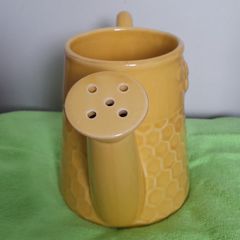 Ceramic - Watering Can - Yellow - Bee Design